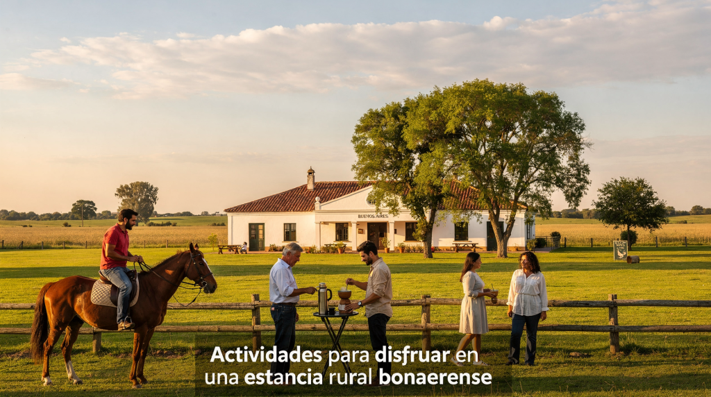 Actividades para disfrutar en una estancia rural bonaerense