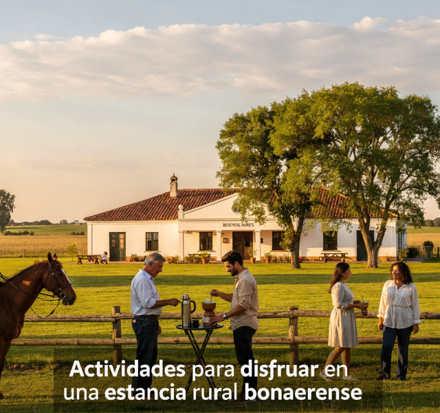 Actividades para disfrutar en una estancia rural bonaerense