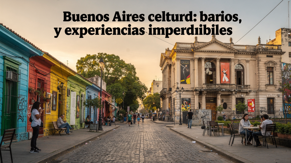 Buenos Aires cultural: museos, barrios y experiencias imperdibles