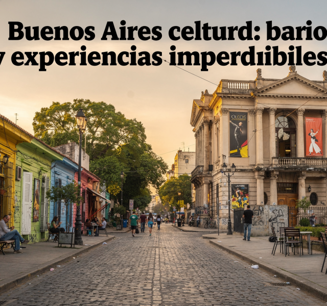 Buenos Aires cultural: museos, barrios y experiencias imperdibles