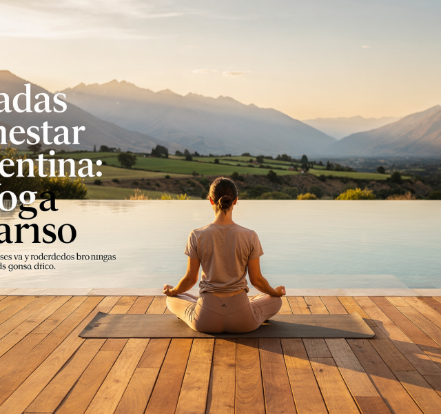 Escapadas de bienestar en Argentina: spa, yoga y descanso