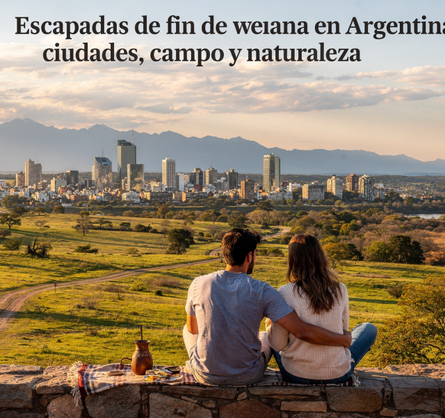Escapadas de fin de semana en Argentina: ciudades, campo y naturaleza