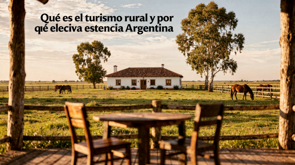Qué es el turismo rural y por qué elegir una estancia argentina