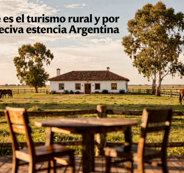 Qué es el turismo rural y por qué elegir una estancia argentina